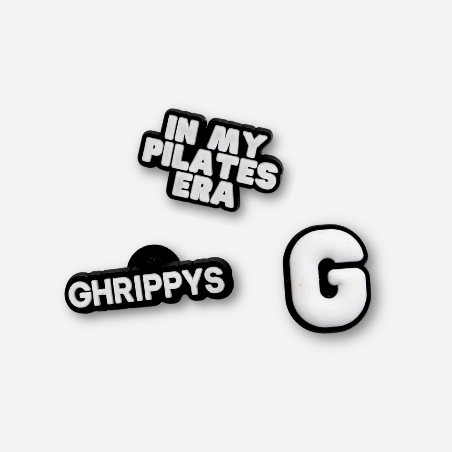 Ghrippys "In My Pilates Era" 3 Pack Jibbitz / Croc Charms