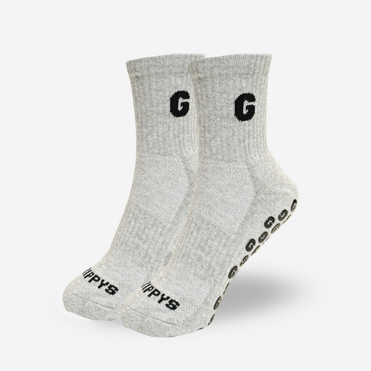 Grey Crew Ghrippys | Studio Grip Socks